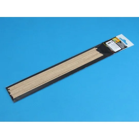 Wood round rods 3mm - Aber Models WR3