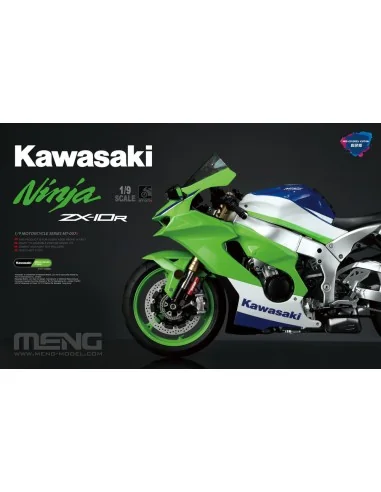 Kawasaki ZX-10R (Pre-colored Edition), 1/9 - MENG-Model MT-007s
