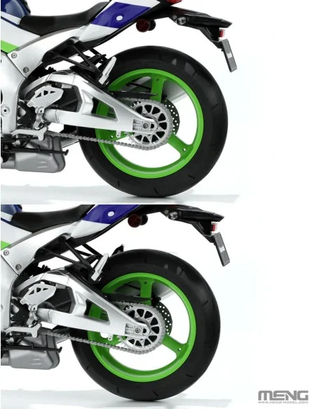 Kawasaki ZX-10R (Pre-colored Edition), 1/9 - MENG-Model MT-007s
