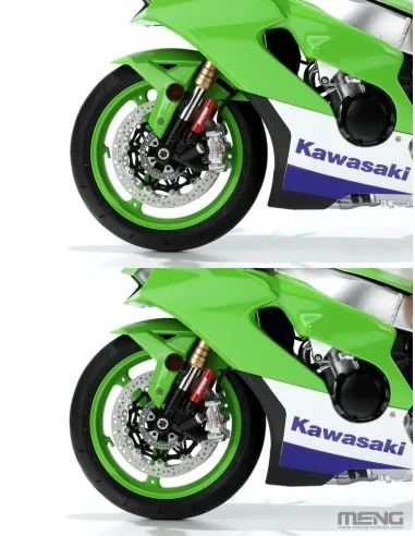 Kawasaki ZX-10R (Pre-colored Edition), 1/9 - MENG-Model MT-007s