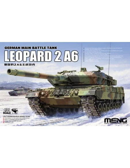 German Main Battle Tank Leopard 2A6, 1/35 - MENG-Model TS-055