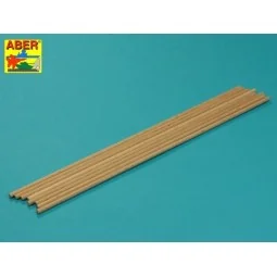 Wood round rods 4mm length 250mm x 8 pcs. - Aber Models WR4