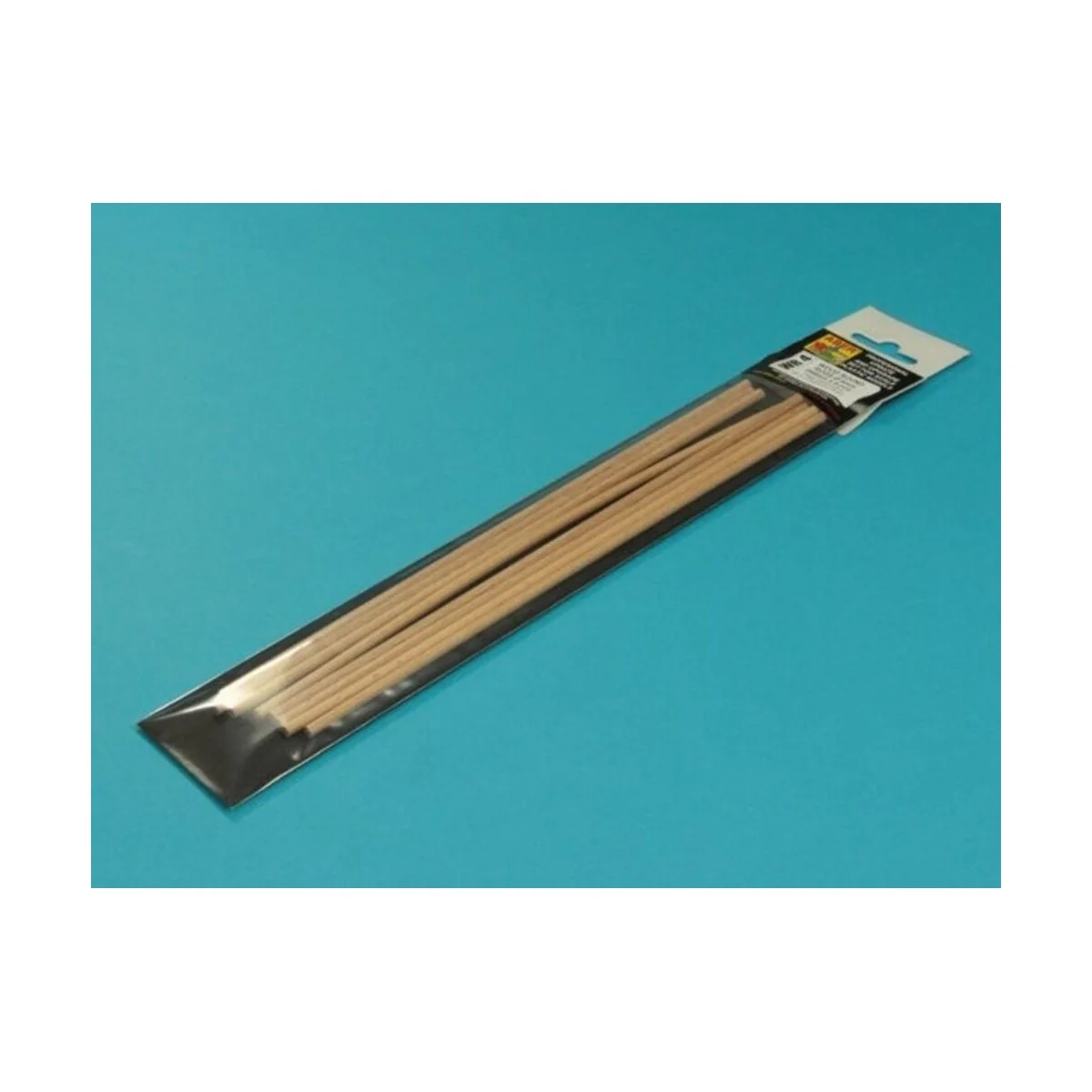 Wood round rods 4mm length 250mm x 8 pcs. - Aber Models WR4