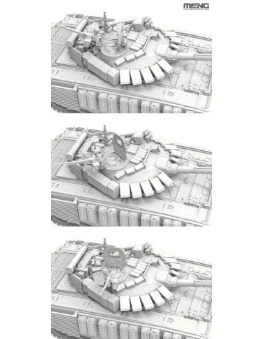 Russian Main Battle Tank T-72B3M, 1/72 - MENG-Model 72-007