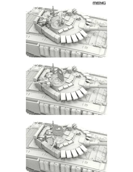 Russian Main Battle Tank T-72B3M, 1/72 - MENG-Model 72-007