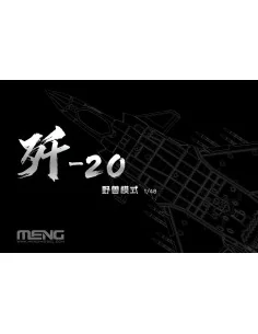 Chinese J-20 Stealth Fighter Beast Mode, 1/48 - MENG-Model LS-002s