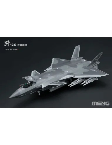 Chinese J-20 Stealth Fighter Beast Mode, 1/48 - MENG-Model LS-002s