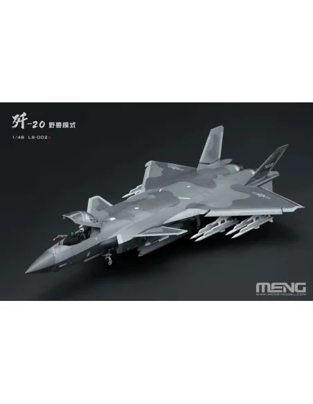 Chinese J-20 Stealth Fighter Beast Mode, 1/48 - MENG-Model LS-002s