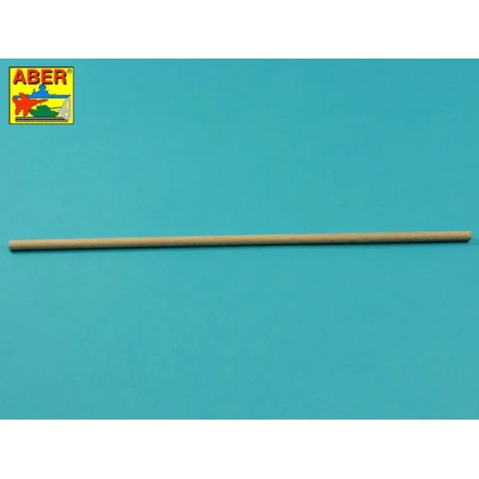 Wood round rods 5mm length 245mm x 6 pcs. - Aber Models WR5