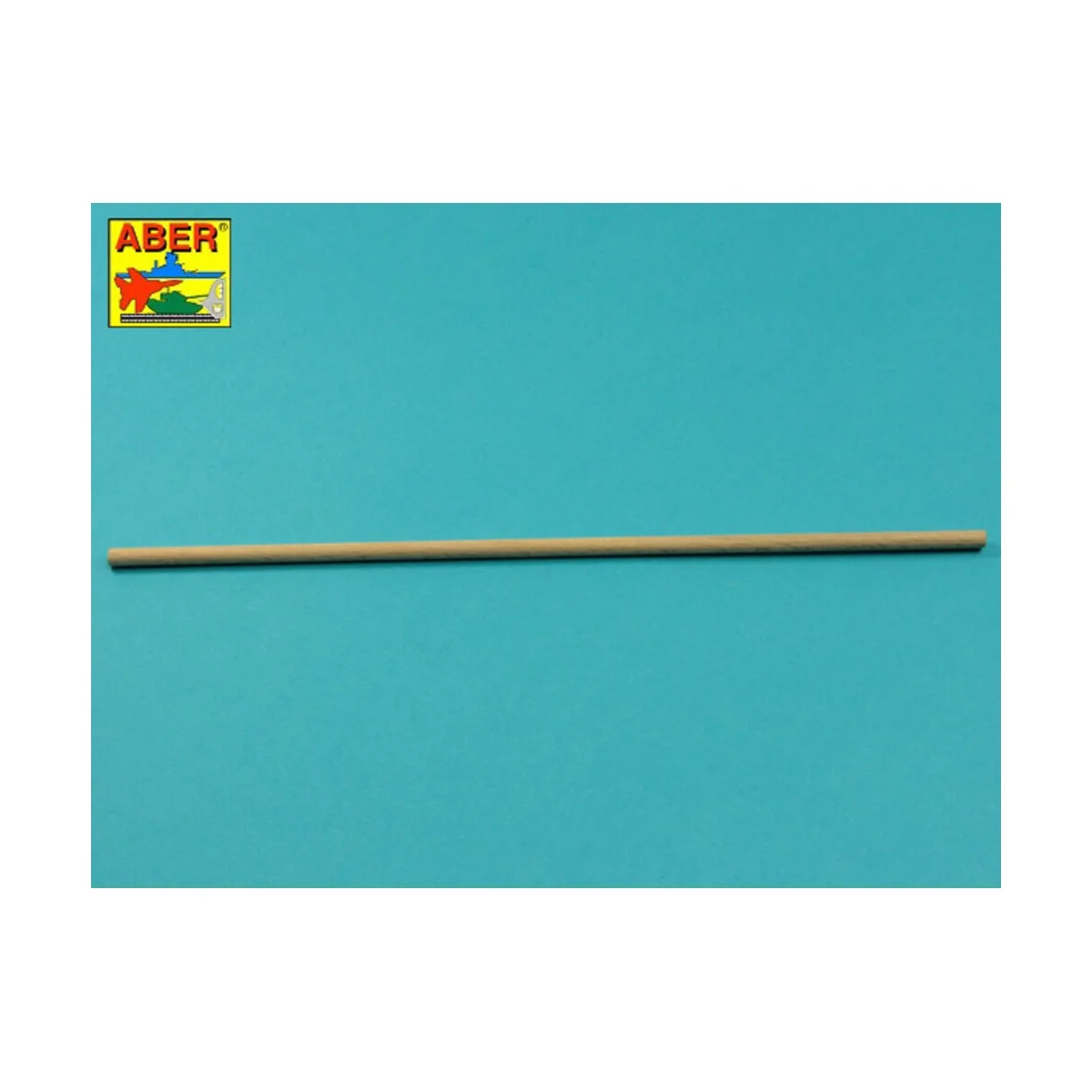 Wood round rods 5mm length 245mm x 6 pcs. - Aber Models WR5