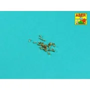 Turned Hexagonal bolts (1, 34x1, 60mm) x 30 pcs., 1/16 - Aber Model...