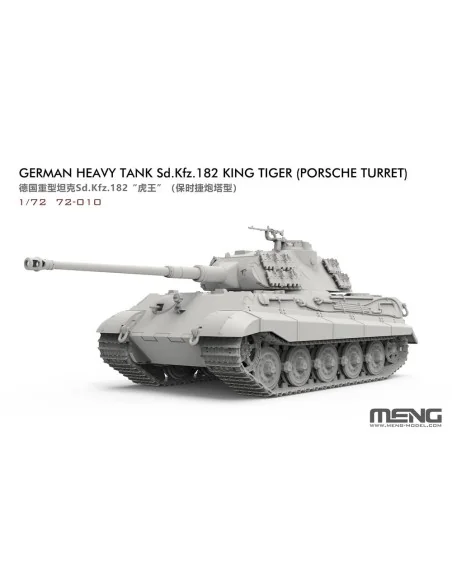 German Heavy Tank Sd.Kfz.182 King Tiger (Porsche Turret), 1/72 - ME...