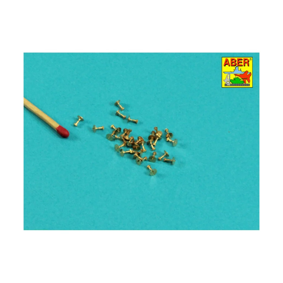 Turned Hexagonal bolts (1, 34x1, 60mm) x 30 pcs., 1/16 - Aber Model...