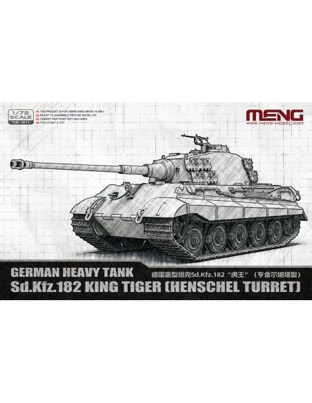 German Heavy Tank Sd.Kfz.182 King Tiger (Henschel Turret), 1/72 - M...