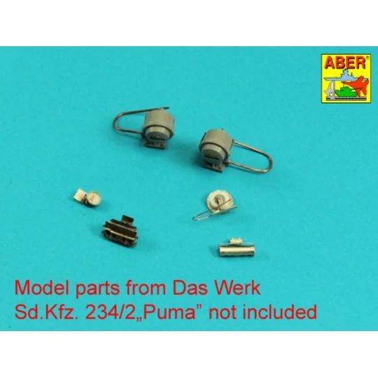 German Accessories for Horn, Notek, Front, Tail & Convoy Lights, 1/...