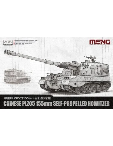 Chinese PLZ05 155mm Self-Propelled Howitzer, 1/72 - MENG-Model 72-014