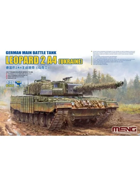 German Main Battle Tank Leopard 2A4 (Ukraine), 1/35 - MENG-Model TS...