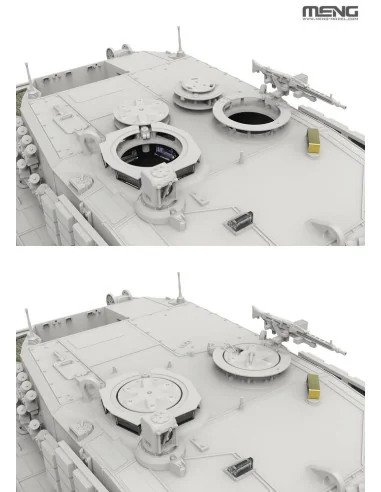German Main Battle Tank Leopard 2A4 (Ukraine), 1/35 - MENG-Model TS...