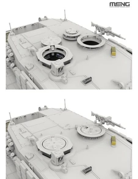 German Main Battle Tank Leopard 2A4 (Ukraine), 1/35 - MENG-Model TS...