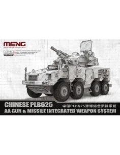 Chinese PLB625 AA Gun & Missile Integrated Weapon System, 1/72 - ME...