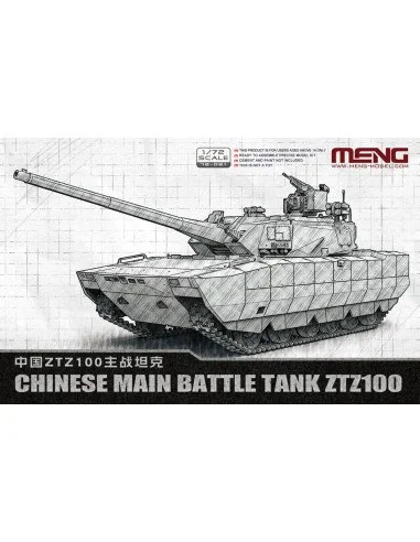 Chinese Main Battle Tank ZTZ100, 1/72 - MENG-Model 72-021