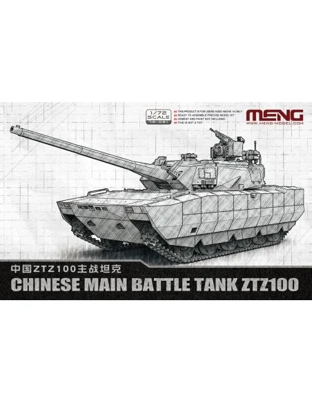 Chinese Main Battle Tank ZTZ100, 1/72 - MENG-Model 72-021