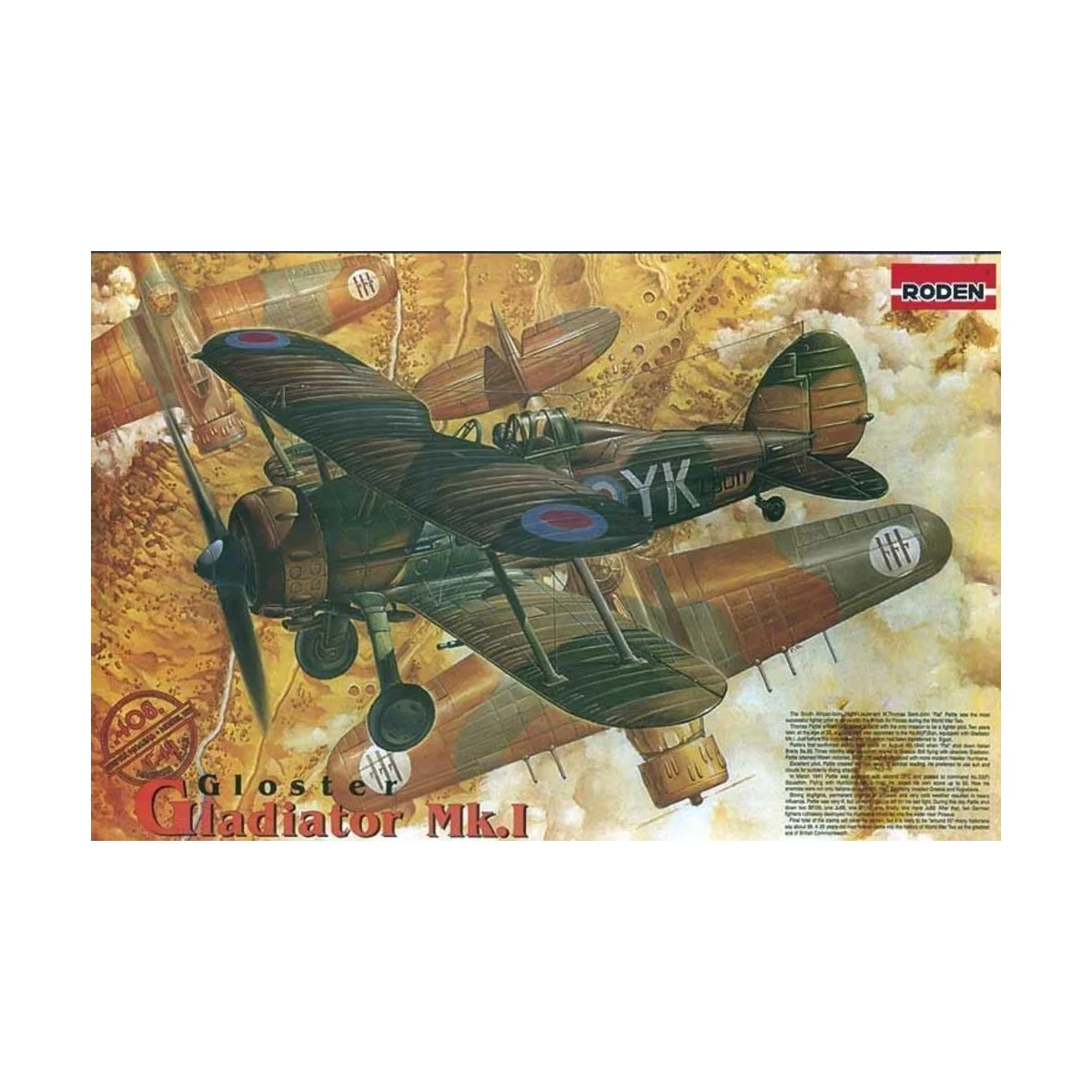 Gloster Gladiator Mk.I, 1/48 - Roden 408