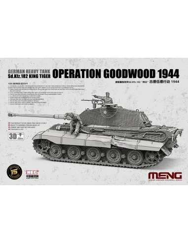 German Heavy Tank Sd.Kfz.182 King Tiger Operation Goodwood 1944, 1/...