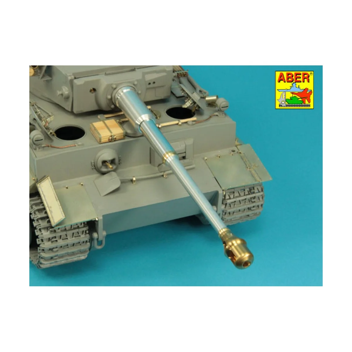 Barrel 8,8 cm KwK 36/56 to Tiger I early (Andy`s Hobby/Takom) - Abe...