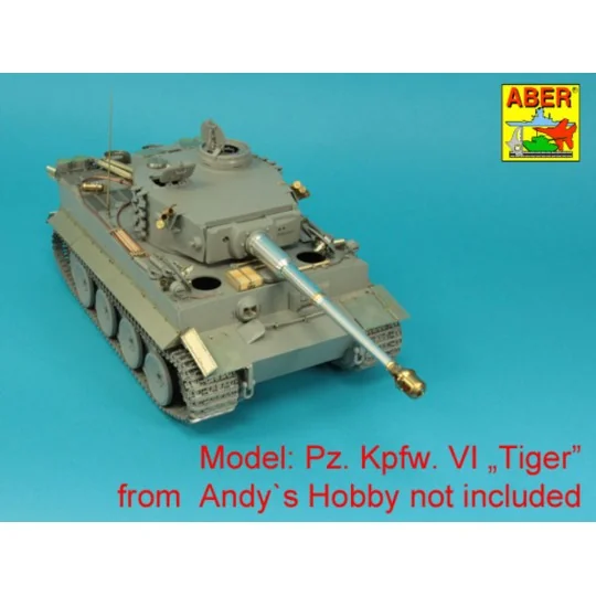 Barrel 8,8 cm KwK 36/56 to Tiger I early (Andy`s Hobby/Takom) - Abe...