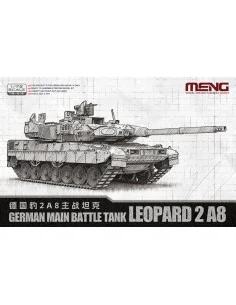 [NO_DESC] German Main Battle Tank Leopard 2 A8, 1/72 - MENG-Model 7...