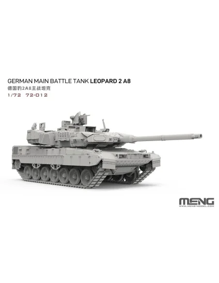 [NO_DESC] German Main Battle Tank Leopard 2 A8, 1/72 - MENG-Model 7...