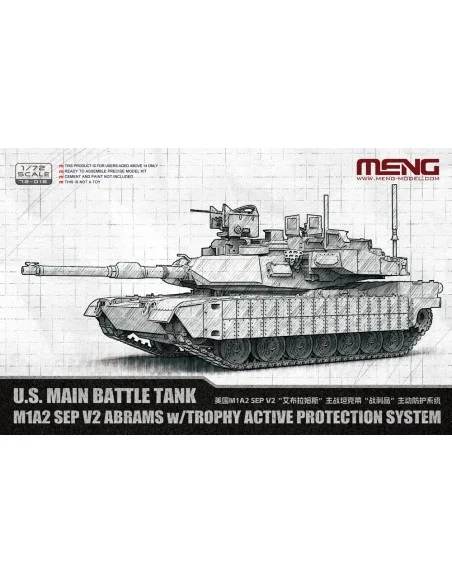 [NO_DESC] U.S. Main Battle Tank M1A2 SEP V2 Abrams w/Trophy Active ...
