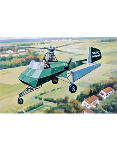 Doblhoff WNF 342 German WWII helicopter, 1/72 - Micro Mir AMP AMP72006