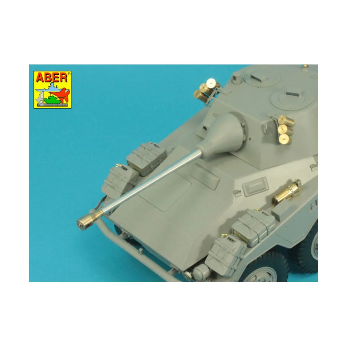 German 5cm KwK39 Barrel for Sd.Kfz.234/2 PUMA (Das Werk model), 1/1...