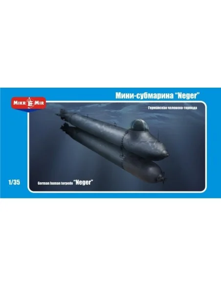 German human torpedo "Neger", 1/35 - Micro Mir AMP MM35-001