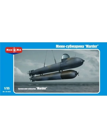 German mini-submarine "Marder", 1/35 - Micro Mir AMP MM35-002