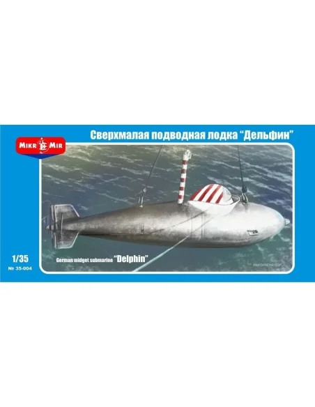 German midget submarine "Delphin-1", 1/35 - Micro Mir AMP MM35-004