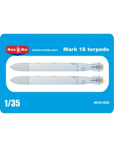 [NO_DESC] US NAVY Mark 18 torpedo, 2 pcs, 1/35 - Micro Mir AMP MM35...