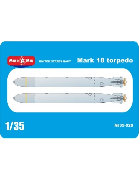 [NO_DESC] US NAVY Mark 18 torpedo, 2 pcs, 1/35 - Micro Mir AMP MM35...