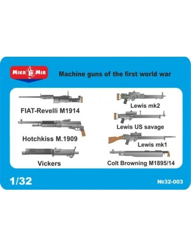 WWI machine guns, 1/32 - Micro Mir AMP MM32-003