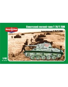 Soviet light tank T-70/T-70M, 1/48 - Micro Mir AMP MM48-007