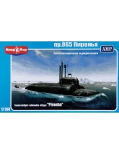 Soviet midget submarine pr.865 "Piranha, 1/144 - Micro Mir AMP MM14...