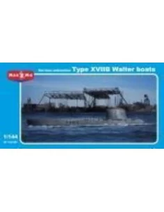 German submarine type XVIIB Walter boats, 1/144 - Micro Mir AMP MM1...