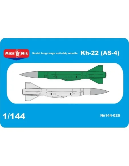Kh-22 (AS-4)Soviet long-range anti-ship missile, 1/144 - Micro Mir ...