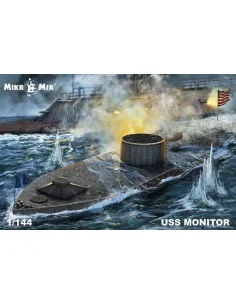 USS Monitor, 1/144 - Micro Mir AMP MM144-028
