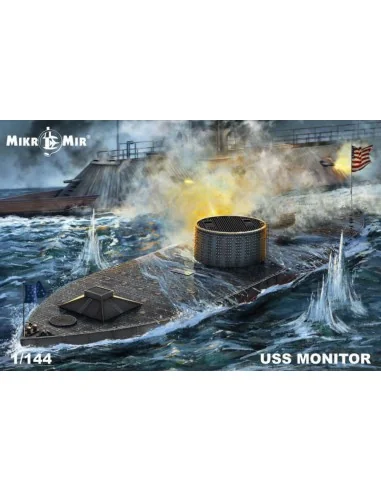 USS Monitor, 1/144 - Micro Mir AMP MM144-028