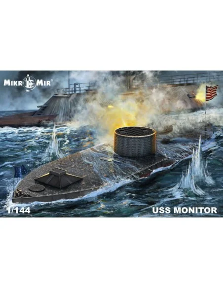 USS Monitor, 1/144 - Micro Mir AMP MM144-028