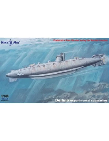 Delfino experimental submarine, 1/144 - Micro Mir AMP MM144-037