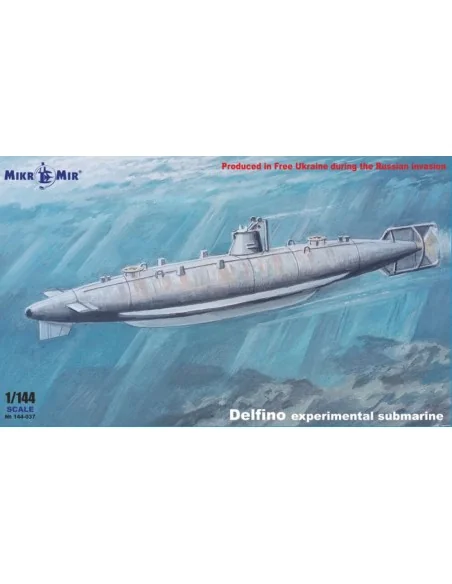 Delfino experimental submarine, 1/144 - Micro Mir AMP MM144-037